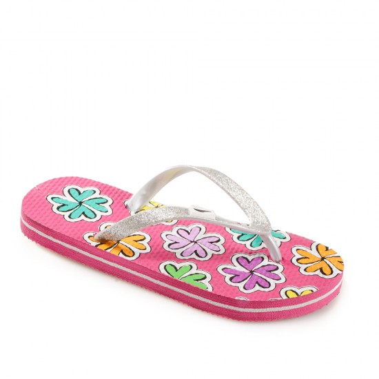 31048-Fuchsia Flip Flops Pentru Copii 30-35
