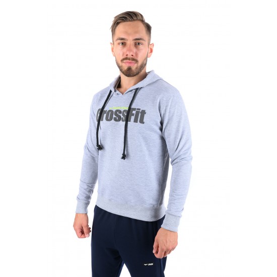 Hanorac Pentru Bărbați CrossFit 23359-2 Grey