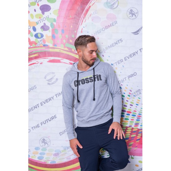 Hanorac Pentru Bărbați CrossFit 23359-2 Grey